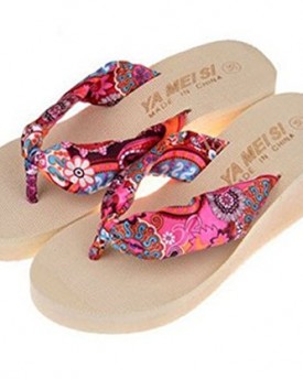 Summer-Women-Bohemia-Flower-Flip-Flops-Platform-Wedges-Sandals-Slippers-Beach-Shoes-UK-5ER-37-beige-0