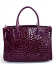 TOP-BAG-100-Genuine-Quality-Cow-Leather-Female-bag-Womens-Backpack-tote-Bag-Satchels-Bag-Women-Shoulder-bagN115-Purple-0