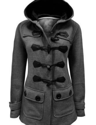 The-Orange-Tags-Ladies-Womens-Hood-Duffle-Trench-Hooded-Pocket-Coat-Jacket-Plus-Sizes-Charcoal-Grey-20-0