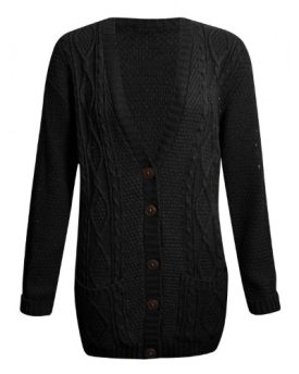 Topnotch-NEW-WOMENS-BUTTON-UP-BOYFRIEND-CARDIGAN-TOP-GRANDAD-CHUNKY-ARAN-CABLE-KNITTED-LADIES-CARDI-JUMPER-0