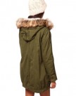 Triline-Women-Warm-Hooded-Military-Green-Faux-Fur-Long-Trench-Coat-Parka-Overcoat-Jacket-XS-0-0