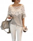 Ukamshop-Lovely-Sexy-Women-Lace-Shoulder-Hollow-Back-Short-Sleeve-T-Shirt-Blouse-Tops-0