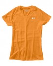 Under-Armour-UA-Tech-SS-V-Neck-Womens-T-Shirt-M-Orange-0-1