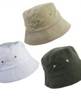 Unisex-Cotton-Summer-BucketBush-Hats-Available-in-3-Colours-Khaki-0