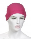 Unisex-Essential-Cotton-Cap-for-Cancer-Chemo-Hair-Loss-Deep-Pink-0-0
