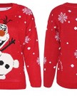 Unisex-Ladies-Womens-Men-Xmas-Novelty-Snowflake-Olaf-Frozen-Sweater-Top-Christmas-Jumper-ML-12-14-RED-0