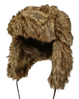 Unisex-Luxury-Faux-Fur-Russian-style-trapper-hat-CamelBrown-58-0