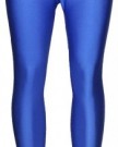 Up-Town-Womens-Shiny-American-Disco-High-Waisted-Pvc-Wet-Look-Pants-Leggings-Trousers-Color-Royal-Blue-Size-SM-0