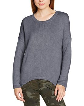 VERO-MODA-Womens-Long-Sleeve-Jumper-Grey-Grau-Medium-Grey-Melange-12-0