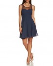 VILA-CLOTHES-Womens-Sleeveless-Dress-Blue-Blau-Total-Eclipse-16-0