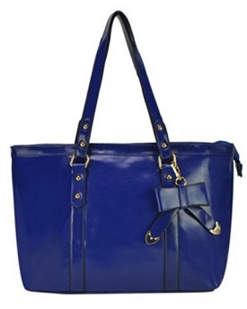 VK1539-Blue-Solid-Colour-Tote-Bag-With-Front-Pendant-0
