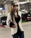 Vakind-Fashion-Womens-Ladies-Coat-Slim-Ladies-Blazer-New-One-Button-Jacket-Suit-White-L-0-3