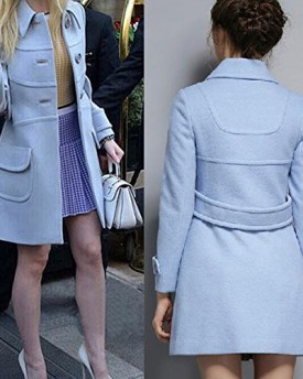 Vakind-Women-Single-Breasted-Stand-Collar-Pocket-Slim-Long-Coat-Jacket-Overcoat-Light-Blue-L-0