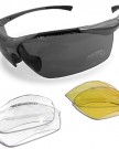 VeloChampion-Tornado-Sunglasses-Black-with-3-Sets-of-Interchangeable-Lenses-and-Soft-Carry-Pouch-0