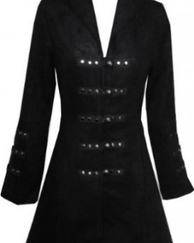 Victorian-Black-Gothic-Military-Long-SteamPunk-Indie-Jacket-Coat-S-10-0