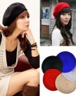 Vintage-Unisex-Men-Women-Wool-Warm-Beret-Hat-Cap-French-Style-Black-0-0