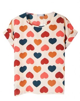 Vobaga-Womens-Colorful-Heart-Print-Short-Sleeve-Chiffon-Top-T-shirt-Blouse-L-0