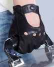 WARMEN-Classic-Women-Genuine-Nappa-Leather-Motorcycle-Driving-Backless-Hole-Gloves-S-Black-0-0