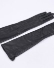 WARMEN-Ladies-Opera-Long-Genuine-Soft-Nappa-Leather-Gloves-3-Lines-M-Black-0-3