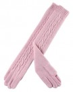 WARMEN-Ladys-Opera-Long-Fingerless-Wool-Knit-Gloves-Mittens-Winter-Hand-Warmer-Pink-0-0