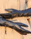 WARMEN-Luxury-Gift-Women-Genuine-Nappa-soft-Leather-lined-long-elbow-Gloves-NWT-M-Black-0-0