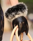 WARMEN-Luxury-Soft-Nappa-Leather-Gift-Gloves-with-100-Rabbit-Fur-Cuff-Medium-Black-Style-A-0-0