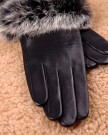 WARMEN-Luxury-Soft-Nappa-Leather-Gift-Gloves-with-100-Rabbit-Fur-Cuff-Medium-Black-Style-A-0-2