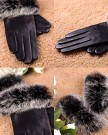 WARMEN-Luxury-Soft-Nappa-Leather-Gift-Gloves-with-100-Rabbit-Fur-Cuff-Medium-Black-Style-A-0-5
