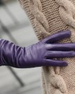 WARMEN-Luxury-Women-Genuine-Nappa-Leather-Winter-Warm-Ruched-Lined-Gloves-S-Purple-0-0