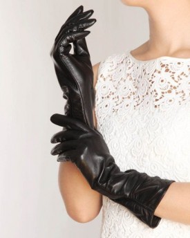 WARMEN-New-Womens-Genuine-Lambskin-Leather-Warm-Winter-Gloves-Christmas-Gift-S-Black-0