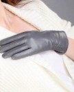 WARMEN-Women-Genuine-Nappa-Leather-Winter-Warm-Soft-Lined-Gloves-M-Grey-0-2