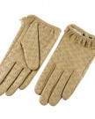 WARMEN-Womens-Genuine-Lambskin-Comfortable-Perforated-Leather-Gloves-with-Lace-Cuff-M-Camel-0-4