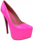 WOMENS-LADIES-NEON-PINK-YELLOW-HIGH-HEELS-POINTED-TOE-CONCEALED-PLATFORM-PARTY-COURT-SHOES-SIZE-UK-5-EU-38-US-7-Neon-Pink-Patent-0-0