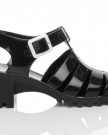 WOMENS-LADIES-RUBBER-JELLY-CHUNKY-BLOCK-MID-HEEL-BUCKLE-SANDALS-SHOES-SIZE-3-36-0-0