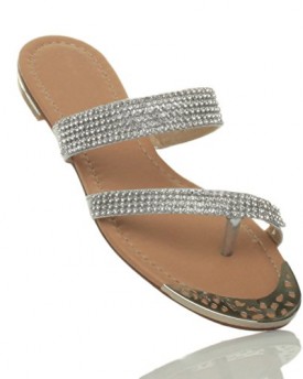 WOMENS-LADIES-STRAPPY-TOE-POST-DIAMANTE-TOE-CAP-EVENING-PARTY-SANDALS-SIZE-7-40-0