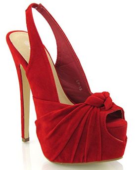 WOMENS-PLATFORM-HEELS-LADIES-HIGH-HEEL-SLING-BACK-PEEP-TOE-COURT-SHOES-SIZE-3-4-5-6-7-8-RED-FAUX-SUEDE-UK-6-EU-39-0