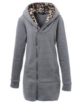 Warm-Women-Hoodie-Coat-Zip-Jumper-Fleece-Leopard-Hooded-Long-Jacket-Sweatshirt-Top-Grey-0