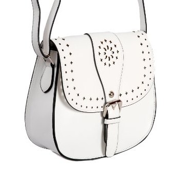 White-Mini-Satchel-Saddle-Bag-Handbag-with-Cut-Out-Design-on-Flap-0