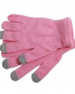 Womdee-Adults-Knitting-Wool-Fingers-Capacitive-Screen-Touch-Gloves-Pink-With-Womdee-Accessory-0-0