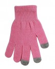 Womdee-Adults-Knitting-Wool-Fingers-Capacitive-Screen-Touch-Gloves-Pink-With-Womdee-Accessory-0-2