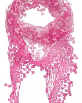 Womdee-Lace-Tassel-Burntout-Floral-Print-Triangle-Scarf-Shawl-Hot-Pink-With-Womdee-Accessory-0