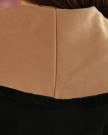 Womdee-Lapel-Collar-Women-Short-Jacket-Belted-Overcoat-Duffle-Coat-KhakiXL-With-Womdee-Accessory-0-4
