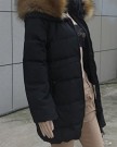 Womdee-Winter-Womens-Parka-Fur-Collar-Belted-Long-Down-Coat-Jacket-BlackS-With-Womdee-Accessory-0-2