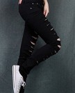 Women-Black-Cotton-Denim-Punk-Ripped-Jeans-Sexy-Slim-Cut-off-Leggings-0-3