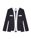 Women-Fashion-Black-Colors-Slim-OL-Blazer-Suit-Coat-Jacket-UK-Size-8-0-2