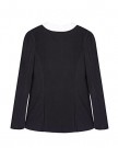 Women-Fashion-Black-Colors-Slim-OL-Blazer-Suit-Coat-Jacket-UK-Size-8-0-3