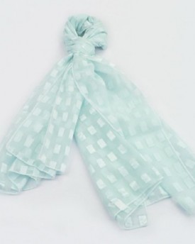 Women-Ladies-Chiffon-Scarves-Various-Colour-With-The-Shapes-of-Square-Aqua-0
