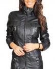 Womens-34-Fitted-Real-Leather-Coat-Ladies-Jacket-Carol-Black-14-0