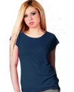 Womens-Bamboo-Organic-Cotton-Short-Sleeve-T-shirt-XL-Denim-0