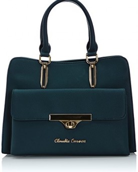 Womens-Claudia-Canova-82094-Handbag-Tote-Green-0
